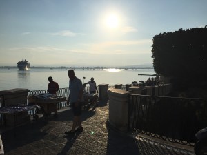 Ankerplatz im Naturhafen von Syrakus
